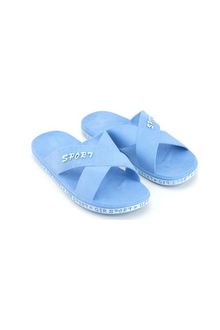 Gezer Erkek Yazlık Airblow Islak Zemine Uygun Günlük Ev Bahçe Havuz Terlik Mavi