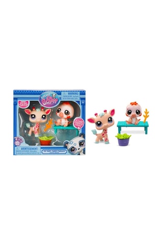 Littlest Pet Shop Minişler 2 Li Figür Seti S2 S00000620 Zürafa Ve Tembel Hayvan