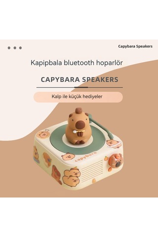 Kapibara Yüksek Kaliteli Subwoofer Bluetooth Hoparlör-moyu Yunus