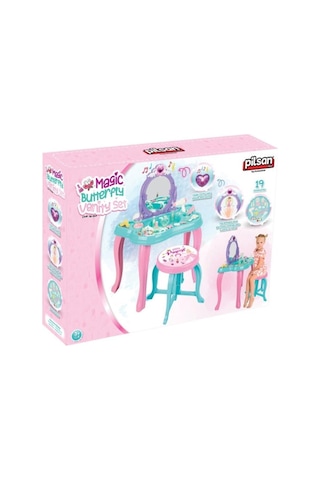 Pilsan Müzikli Sihirli Kelebek Makyaj Masası Mor 06048