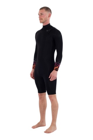 Hurley Hurley Air 22 Mm Bubble Ls Springsuit Erkek Siyah Fullsuit 2211