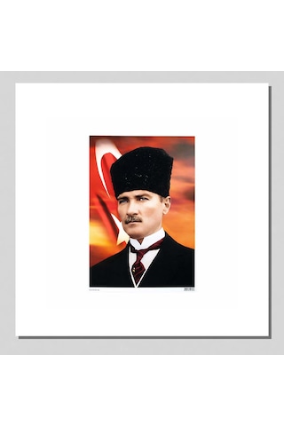 10 Adet Mustafa Kemal Atatürk Poster A4 Poster Ebat: 29,7 Cm X 21 Cm