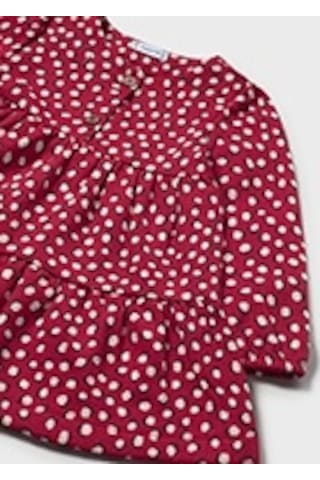 Mayoral 2915 Kız Bebe Kırmızı Elbise Kırmızı