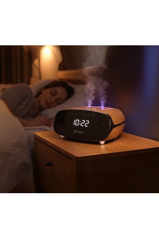 Venandin Nvr-4005 Çalar Saat/müzik Kutusu/nemlendirici Rgb Işıklı