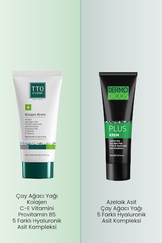 Tto Yaşlanma Karşıtı Set Dermodicos Plus Kolajen Krem