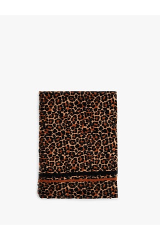 Koton Leopar Desenli Uzun Atkı Multıcolor 6wak50134aa Mavi