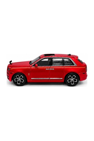 Kırmızı Metal Lüks Suv Oyuncak Araba Açılır Kapılı Bagajlı Çek Bırak Model Araç