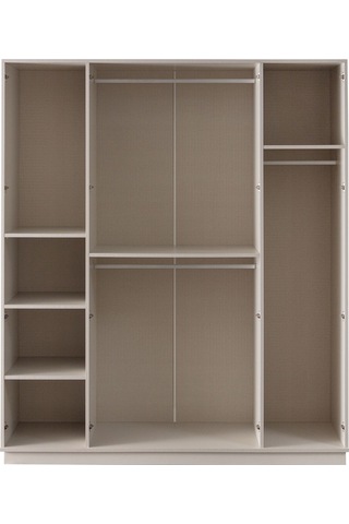 Bali Genç Odası Takımı - 4 Kapaklı Dolap, Çalışma Masası, Şifonyer, Komodin Çok Renkli