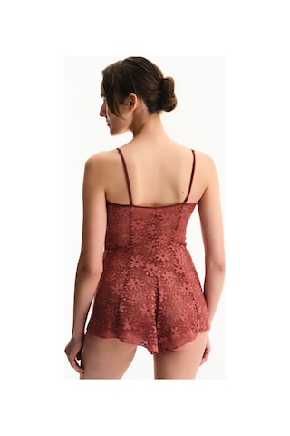 Penti Bordo Teddy Tulum Bx33