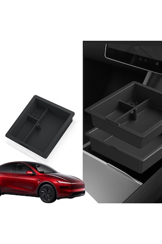 Tesla Juniper Orta Konsol Düzenleyici Siyah Alt Ve Üst 2 Parça