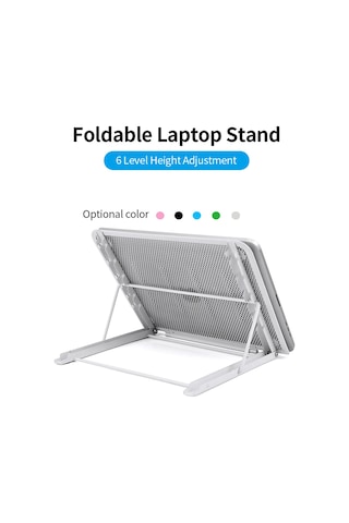 Reedark Katlanabilir 6 Seviyeli Dizüstü Bilgisayar Standı - Taşınabilir Ve Hafif