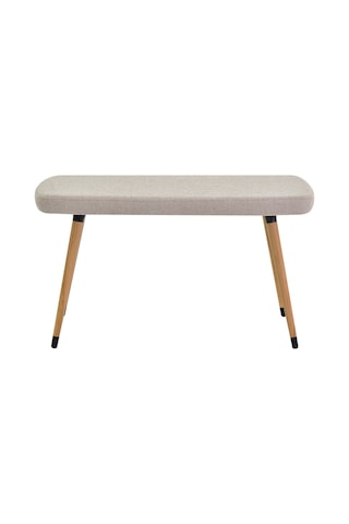 Vilinze Eames Ahşap Ayakteddy Mutfak Masası Bankı Bej