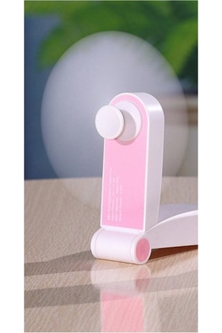 Mini Fan Usb Taşınabilir Katlanır Cep Fanı 6829 Pembe