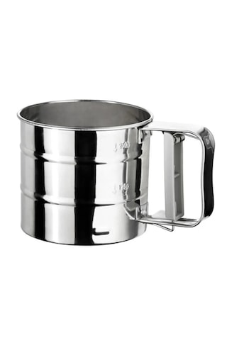 Viatom Paslanmaz Çelik Pratik Un Eleği + Buhar Pişirici Gri