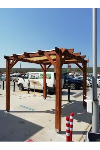 Krom.Pergule.Pergola.Kamelya.Sundurma.Ayak. Paslanmaz 90Mm