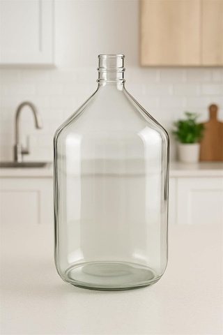 15 Litre Şişecam Cam Damacana Sıfır Üründür Kapaklı Sebile Uyumlu Kırılmaya Dayanıklı Kalın Camlı Diğer