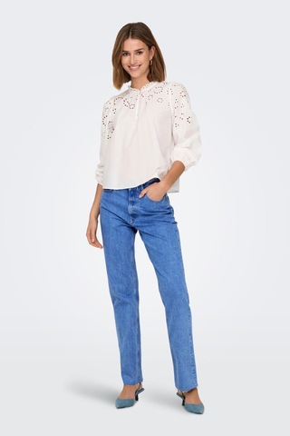 Only 15336776 Onlrıley Ex Hw Rw Str Dot006 Dnm Kadın Jean Pantolon Special Bright Blue Denim