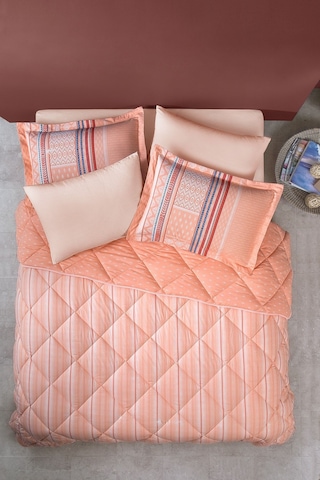 Yataş Bedding Pamena Çift Kişilik Uyku Seti Somon