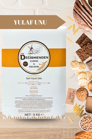 Tam Yulaf Unu (Gluten İçermez) - 5 Kilo