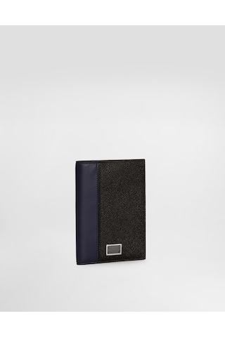 Dolce & Gabbana Dauphine Colored Passport Holder Siyah