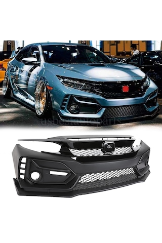 Honda Civic Fk7 Sport + Fk8 Typer Ön Tampon + Panjur Seti