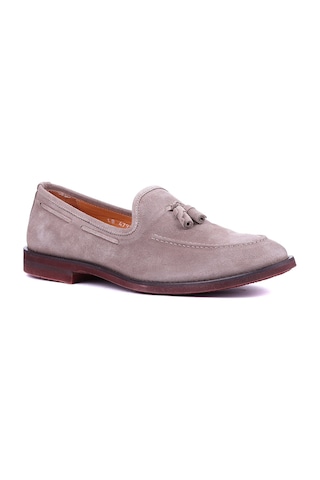 Shoetyle - Hakiki Deri Vizon Rengi Erkek Loafer - 900-4792-1478