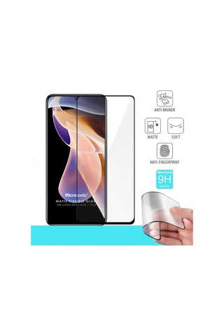 Xiaomi Redmi Note 11 Pro Plus Seramik Matte Flexible Ekran Koruyucu Siyah