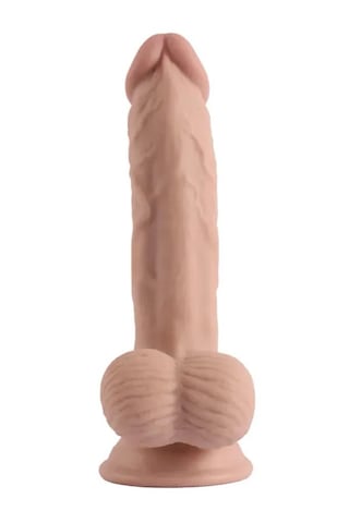 Fastieshop Çift Katmanlı Oynar Derili Realsitik Dildo 19 Cm