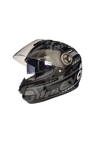 Fr913 Evo Beyaz Motosiklet Kaskı Güneş Vizörlü Full Face Kask Çok Renkli