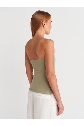 Dilvin 31860 Straplez Top-çağla Çağla