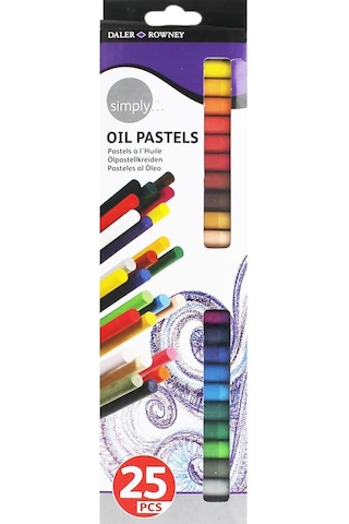 Daler Rowney Yağlı Pastel Set - 25 Renk