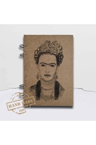 PATARA DESİGN FRIDA KAHLO  14*20 KRAFT DEFTER- ÇİZGİSİZ NOT DEFTE