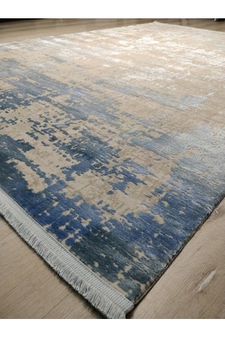 Türkmen Halı Pavia 1696A Mavi 160X230 Cm Ipeksi Salon Halısı
