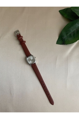 Rub192 25 Mm Rubsey Rubsey Retro Minimal Deri Kordon Kadın Kol Saati Siyah
