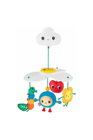 Fisher Price Mutlu Dünya Eğlenceli Bebek Arabası Oyuncağı Dönence