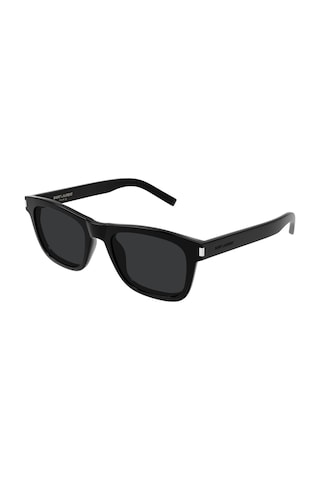 Saint Laurent Sl 819 001 52 Unisex Kare Siyah Kemik Güneş Gözlüğü Siyah