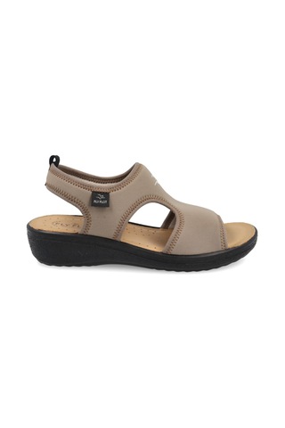 Sandalet Kadın 55 E71 Lb Fly Flot Cloth Woman Sandal Taupe Taba