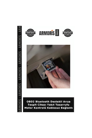 Obd2 Bluetooth Destekli Arıza Tespit Cihazı Yakıt Tasarrufu Motor Kontrolü Kablosuz Bağlantı