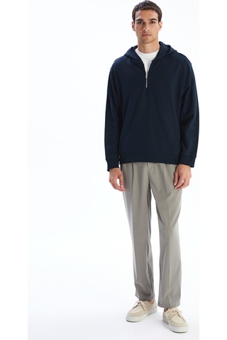 Lcw Vision İndigo Uzun Kollu Erkek Hoodie