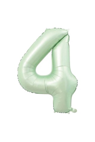 Yeşil 4 Rakam Folyo Blon 76cm Yeşil