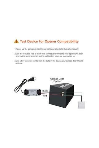 Didadodo Tuya Wi-fi Anahtarı Garaj Kapısı Açıcı Akıllı Kontrol Cihazı Smartlife App, Garaj Kapınızı Kolayca Açın