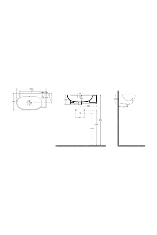 Ece Banyo Sekura 45 CM Tezgahüstü Lavabo 10Sk52045Ec