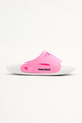 Tonny Black Poıli Taban Logolu Çocuk Unisex Pembe Terlik Tbacr896 PEMBE
