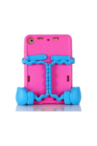 Mini 4 Mkst Eva Boxer Tablet Silikon - Pembe Koyu Arka Kapak