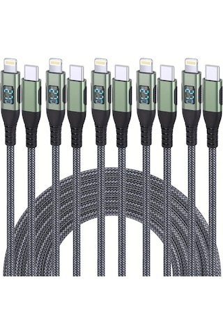 Honeybeeshop 1 Adet 2 Adet 3 Adet 5 Adet 3.3ft 6.6ft 10ft Hızlı Şarj Kablosu Usb C Lightning İphone Uyumlu 13 12 Samsung Android Akıllı Telefonlar Usb Type C İphone Uyumlu 14 13 12 11