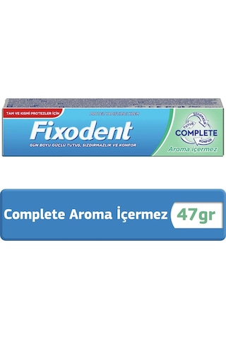 Fixodent Complete Aroma İçermez Diş Protez Yapıştırıcı Krem  47 G