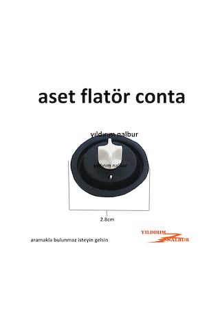 Aset Rezervuar İç Takım Flatör Contası Klozet İç Takım Şamandıra