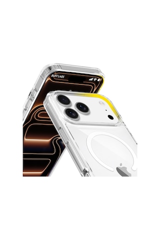 Buff Apple iPhone Uyumlu 18 Pro Max/17 Pro Max Magsafe Air Hybrid Kılıf Şeffaf