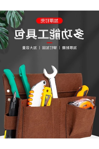 Krepkij Dom Aletleri İçin İnşaat Çantası, Bel Çantası, 26x19x8 363125088