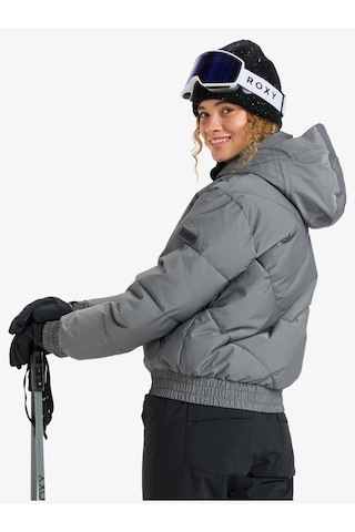 Roxy Snow Shımmer Jk Kadın Anthracite - Solid Snowboard Ceketi Erjtj03544-11793 Gri